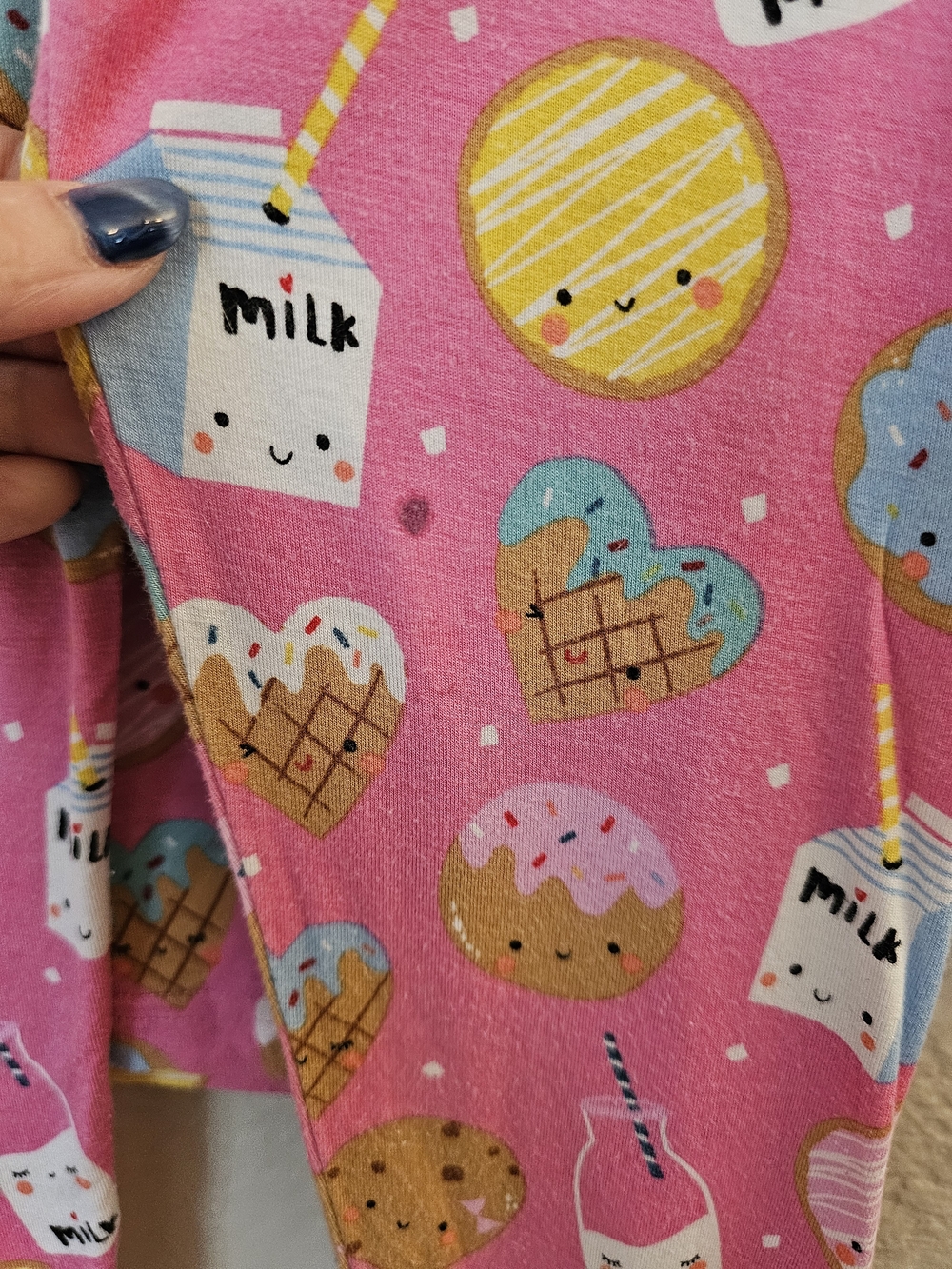 Pink Cookies and Milk Retired LS Print! Size 4T - Picture 3 of 4